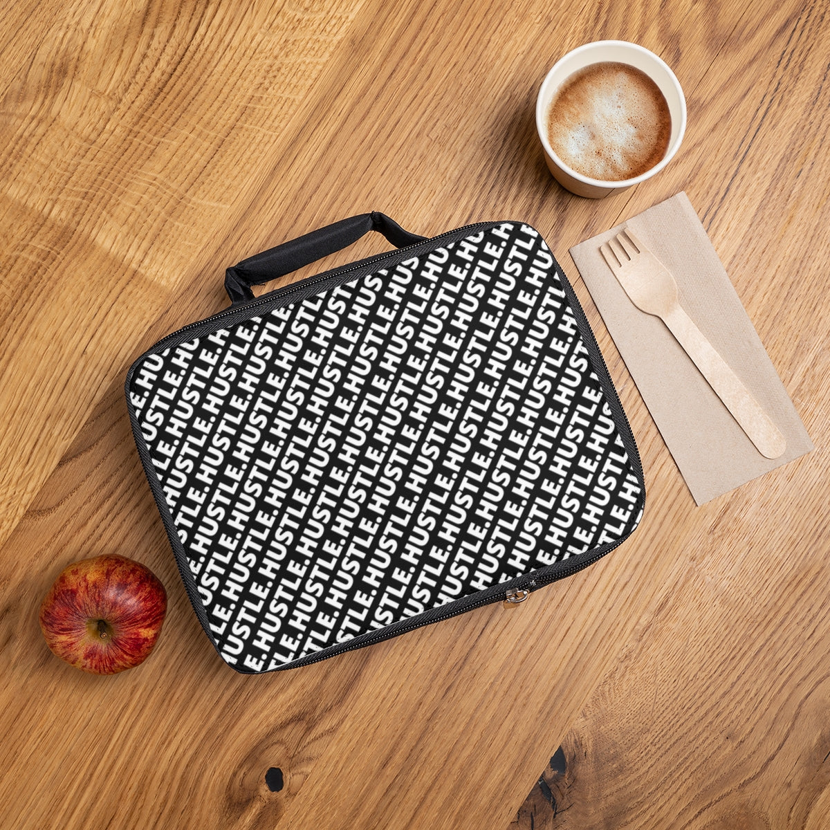 Hustle Lunch Bag - Black