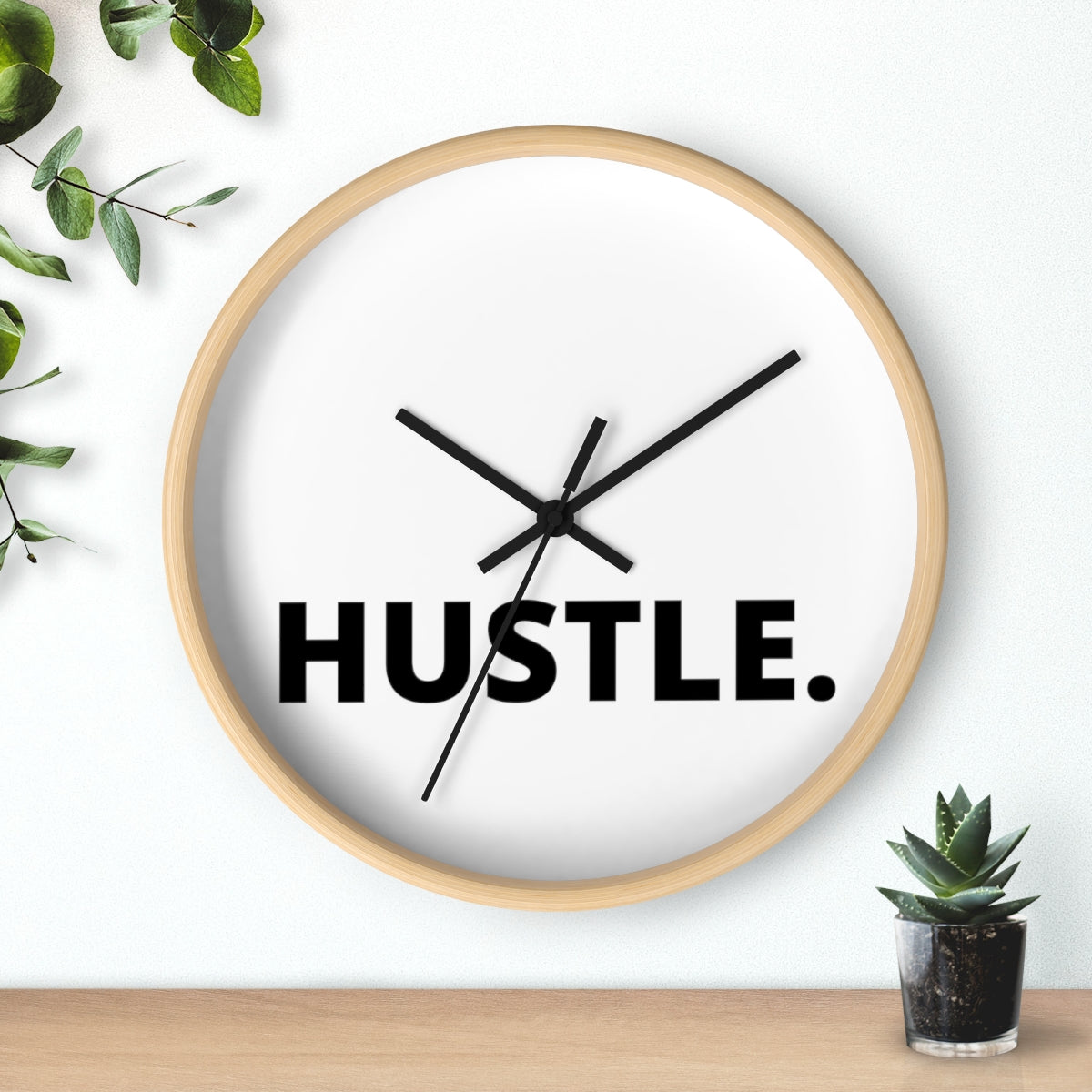 Hustle Wall clock