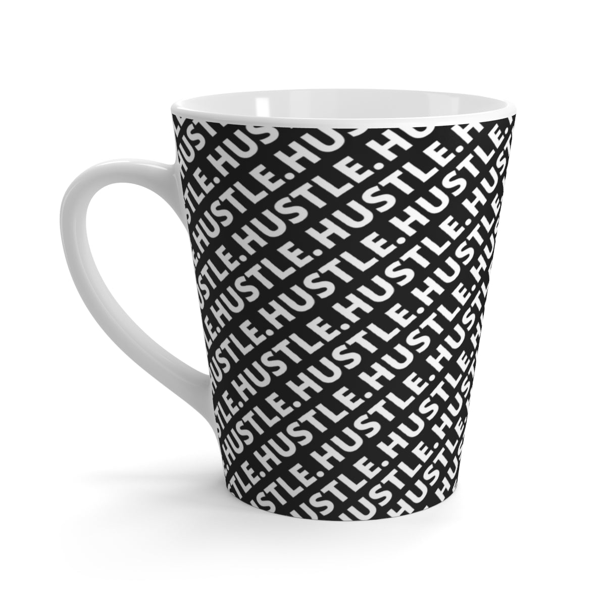 Hustle Latte Mug - Black