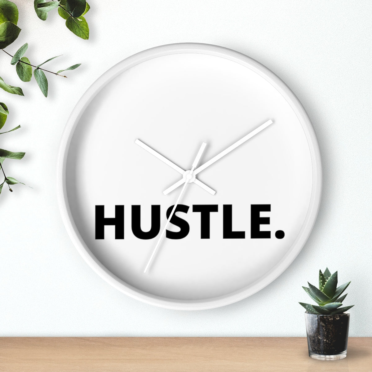 Hustle Wall clock