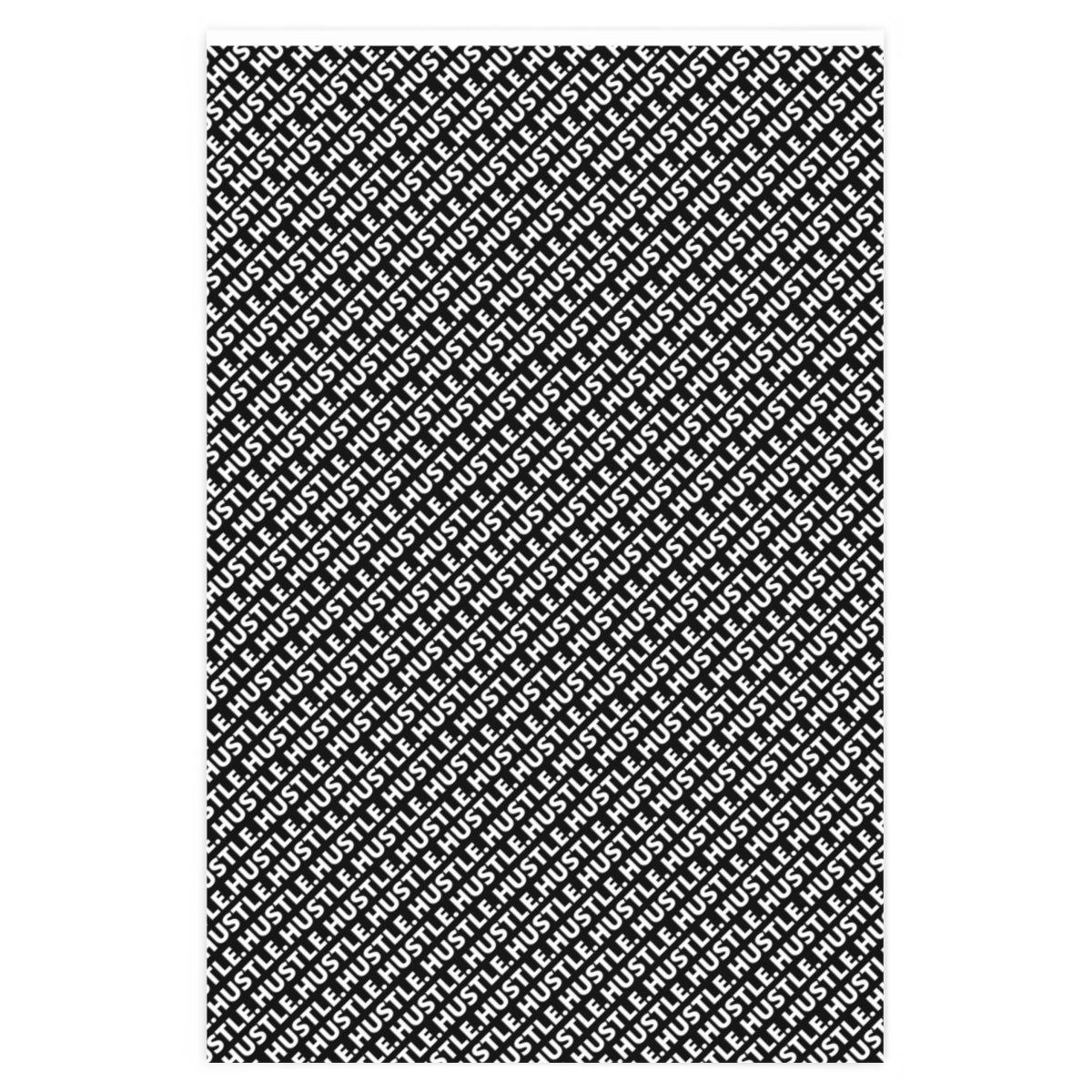 Hustle Wrapping Paper - Black