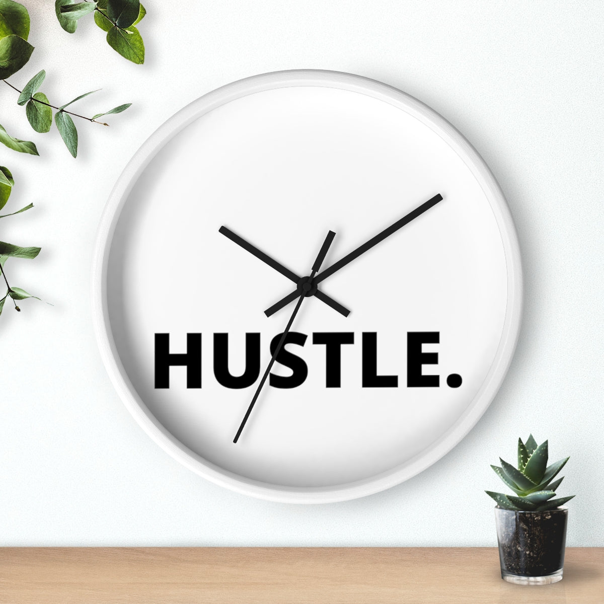 Hustle Wall clock