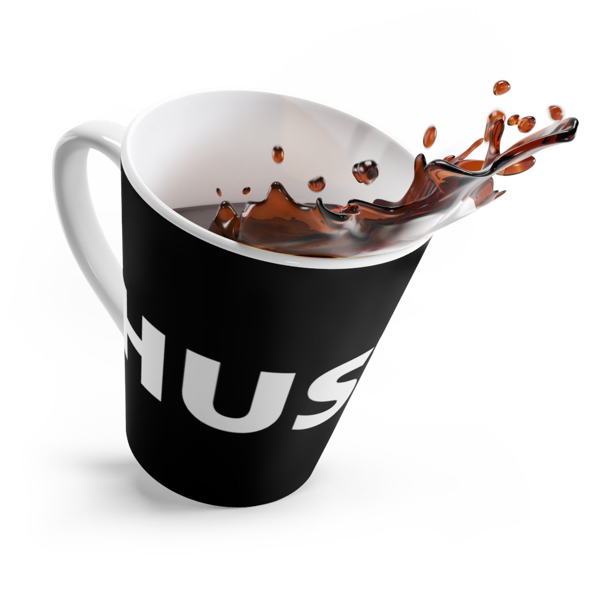 The Hustle Latte Mug - Black