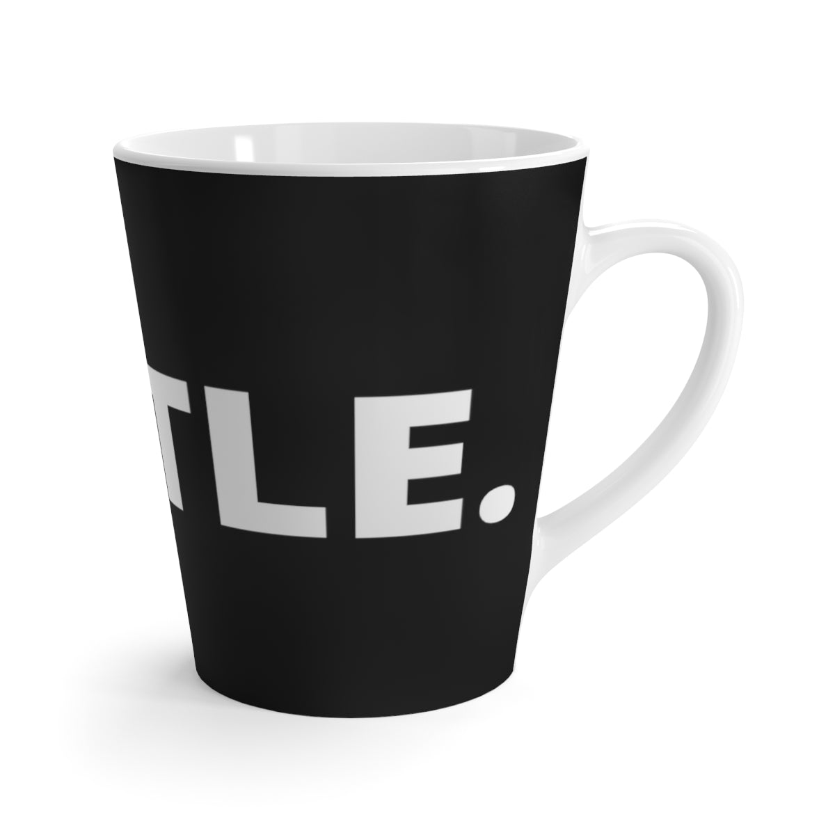 The Hustle Latte Mug - Black