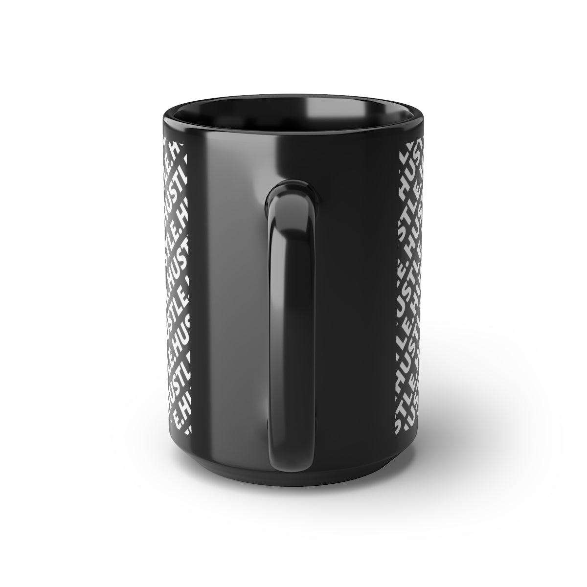 Hustle Black Mug, 15oz