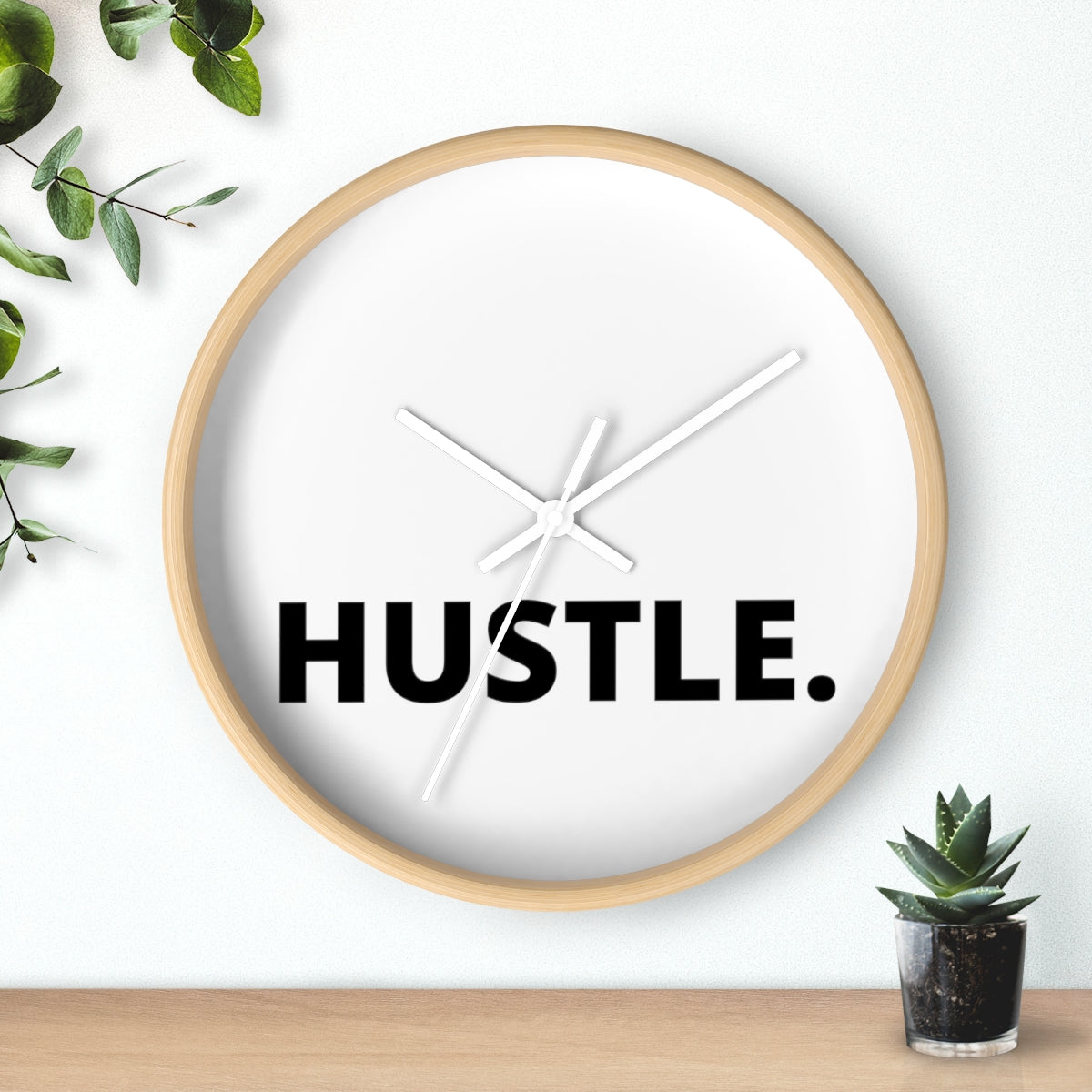 Hustle Wall clock