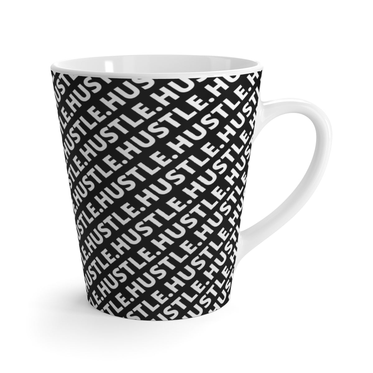 Hustle Latte Mug - Black